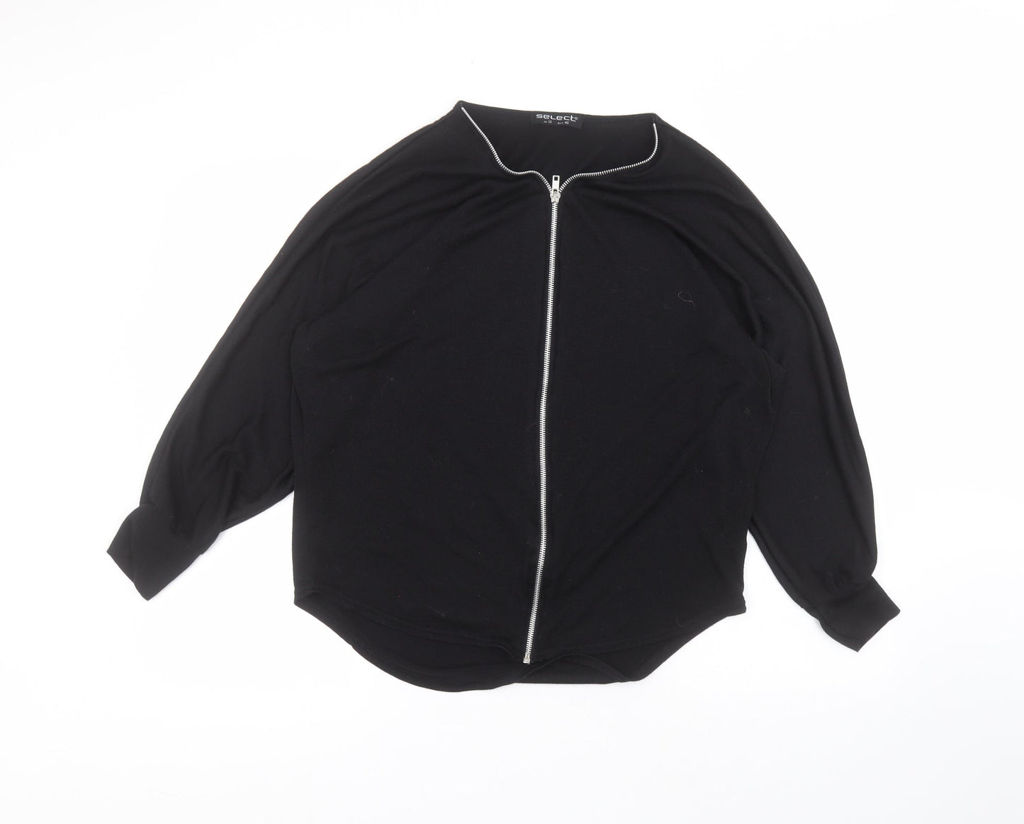Womens UK Size 12 Select Black Basic T-Shirt