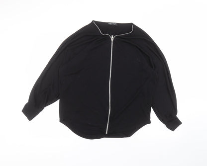 Womens UK Size 12 Select Black Basic T-Shirt