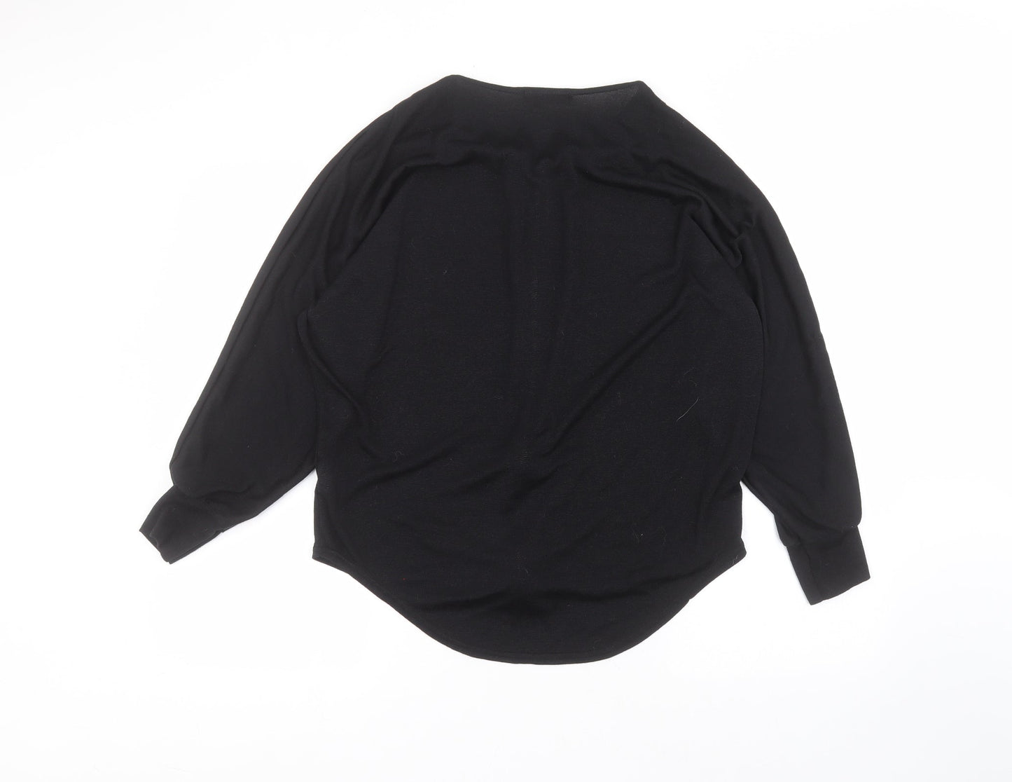 Womens UK Size 12 Select Black Basic T-Shirt