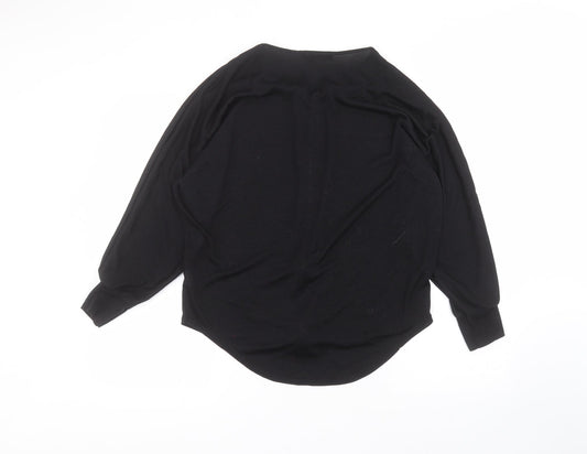 Womens UK Size 12 Select Black Basic T-Shirt