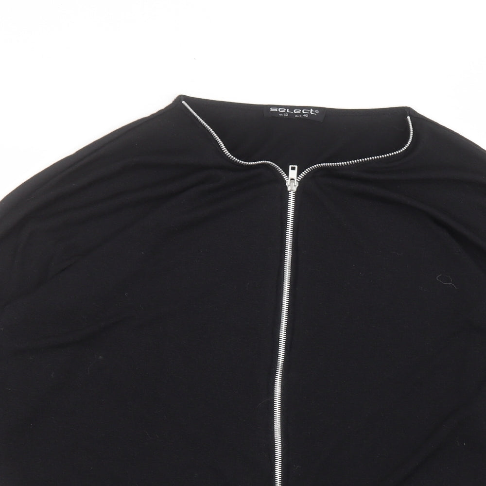 Womens UK Size 12 Select Black Basic T-Shirt