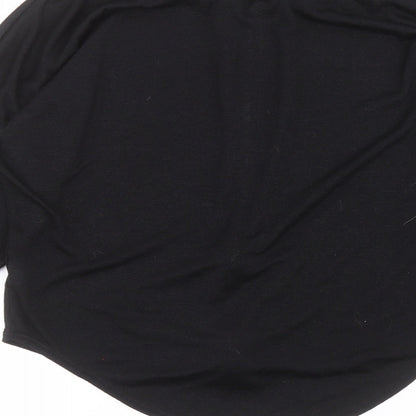 Womens UK Size 12 Select Black Basic T-Shirt
