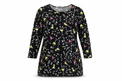 Studio Womens Black  Viscose A-Line  Size 16  Round Neck