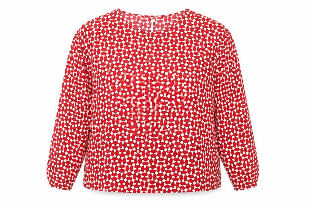 Womens UK Size 14 Primark Red Basic Blouse