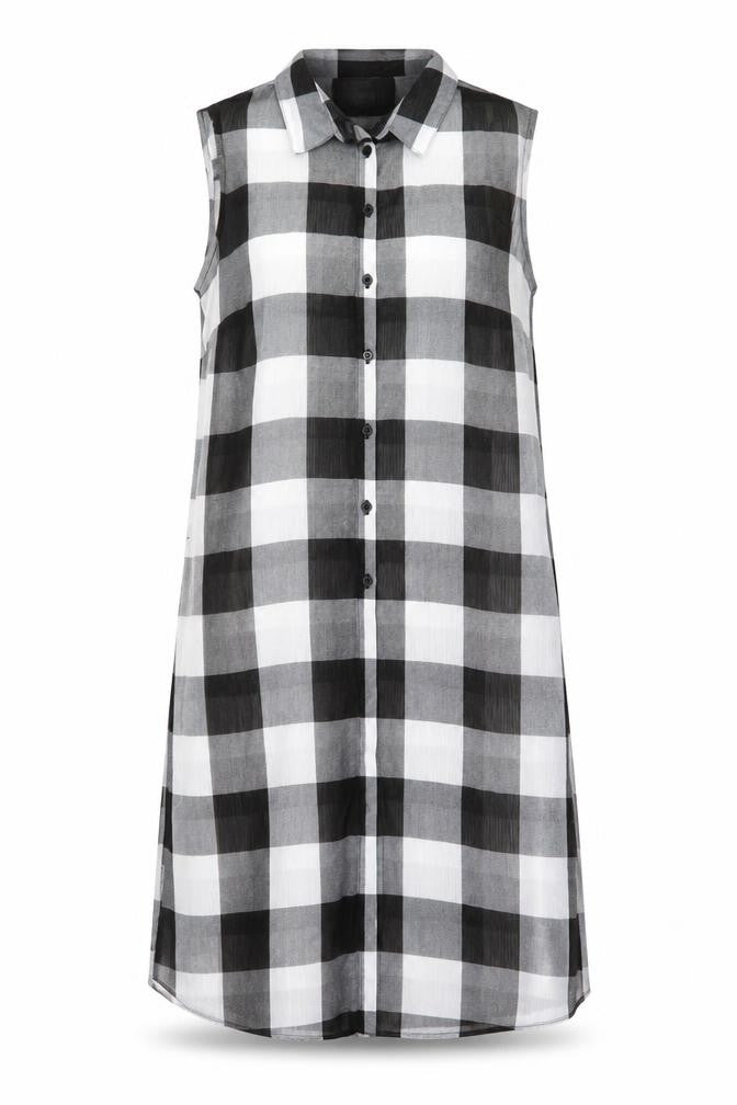 Womens UK Size 10 Matalan Black Basic Button-Up