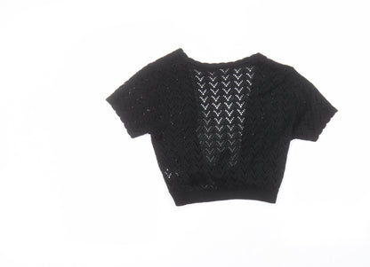 Womens UK Size 12 Atmosphere Black Cardigan Jumper