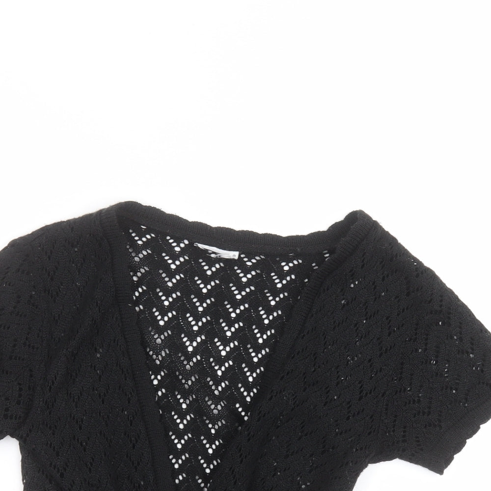 Womens UK Size 12 Atmosphere Black Cardigan Jumper