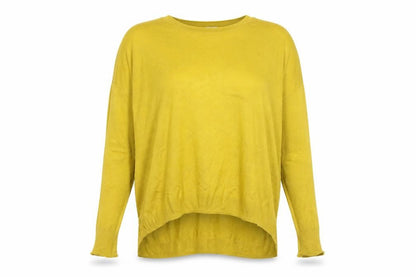 Womens UK Size S H&M Yellow Basic T-Shirt