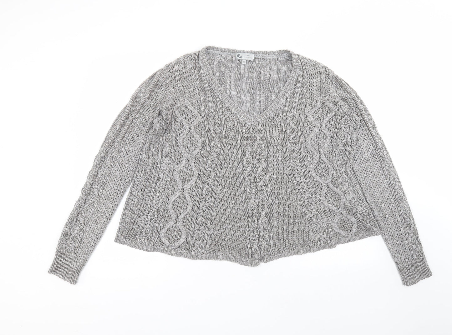 Womens UK Size M NEXT Grey Pullover Jumper
