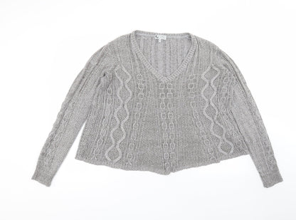 Womens UK Size M NEXT Grey Pullover Jumper