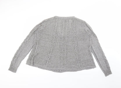 Womens UK Size M NEXT Grey Pullover Jumper