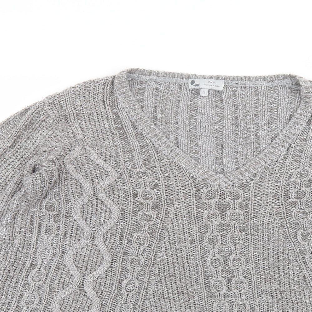 Womens UK Size M NEXT Grey Pullover Jumper