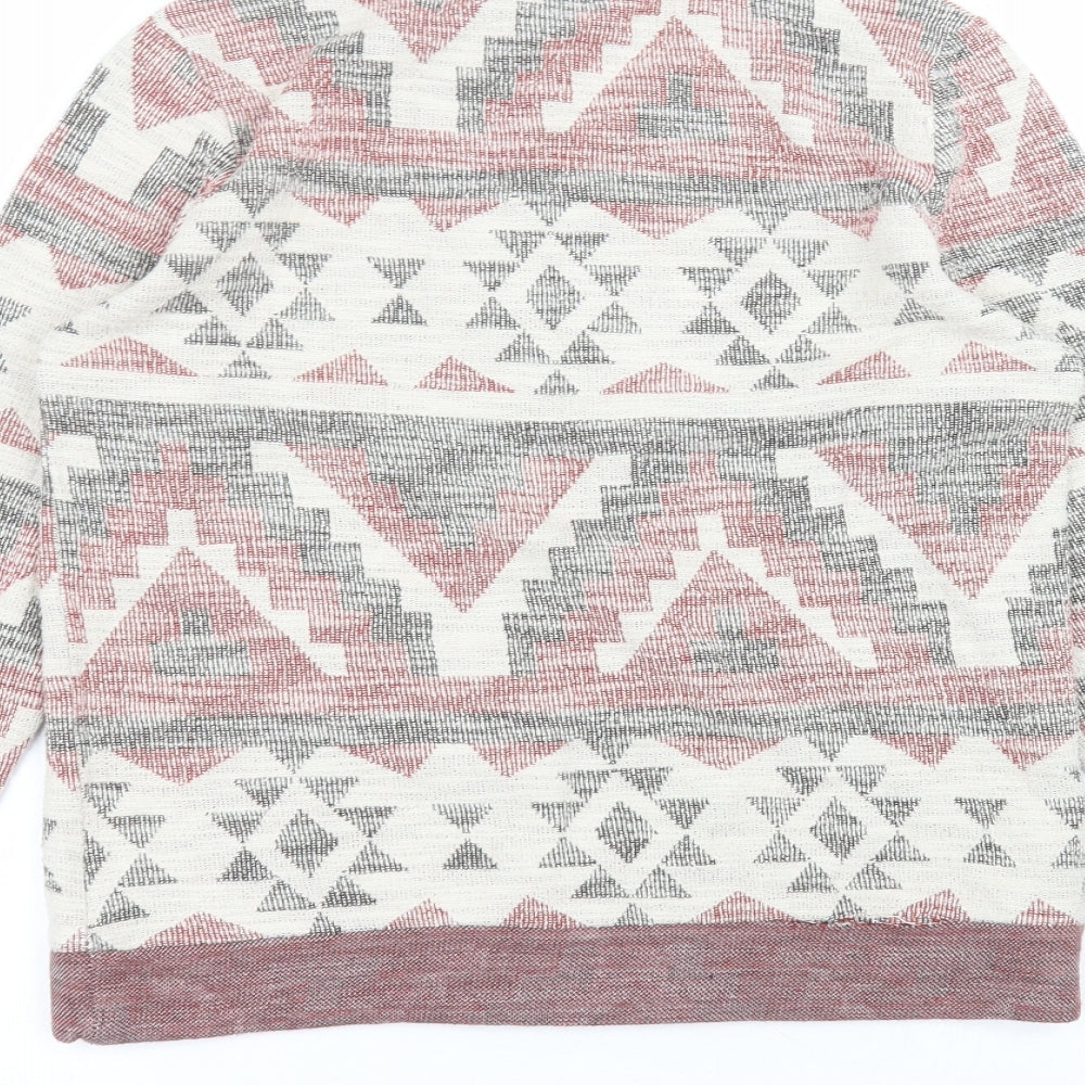 Atmosphere Womens White Round Neck  Cotton Pullover Jumper Size 10