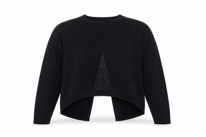 Womens UK Size M New Look Black Pullover Jumper