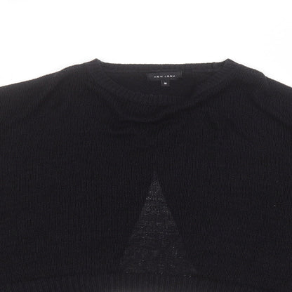 Womens UK Size M New Look Black Pullover Jumper