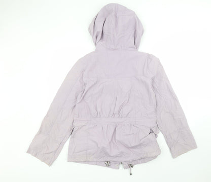 New Look Womens Purple   Parka Coat Size 12