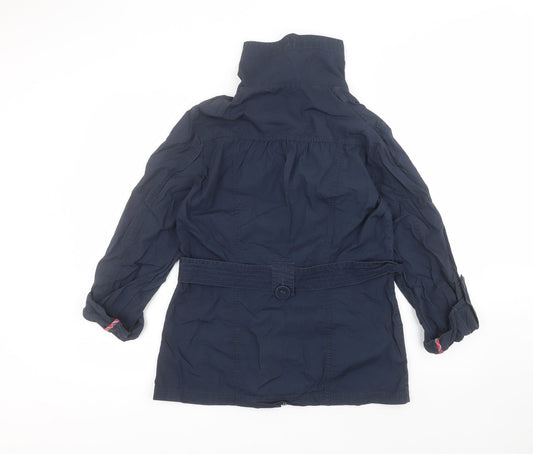 Womens UK Size 10 Marks and Spencer Blue Pea Coat