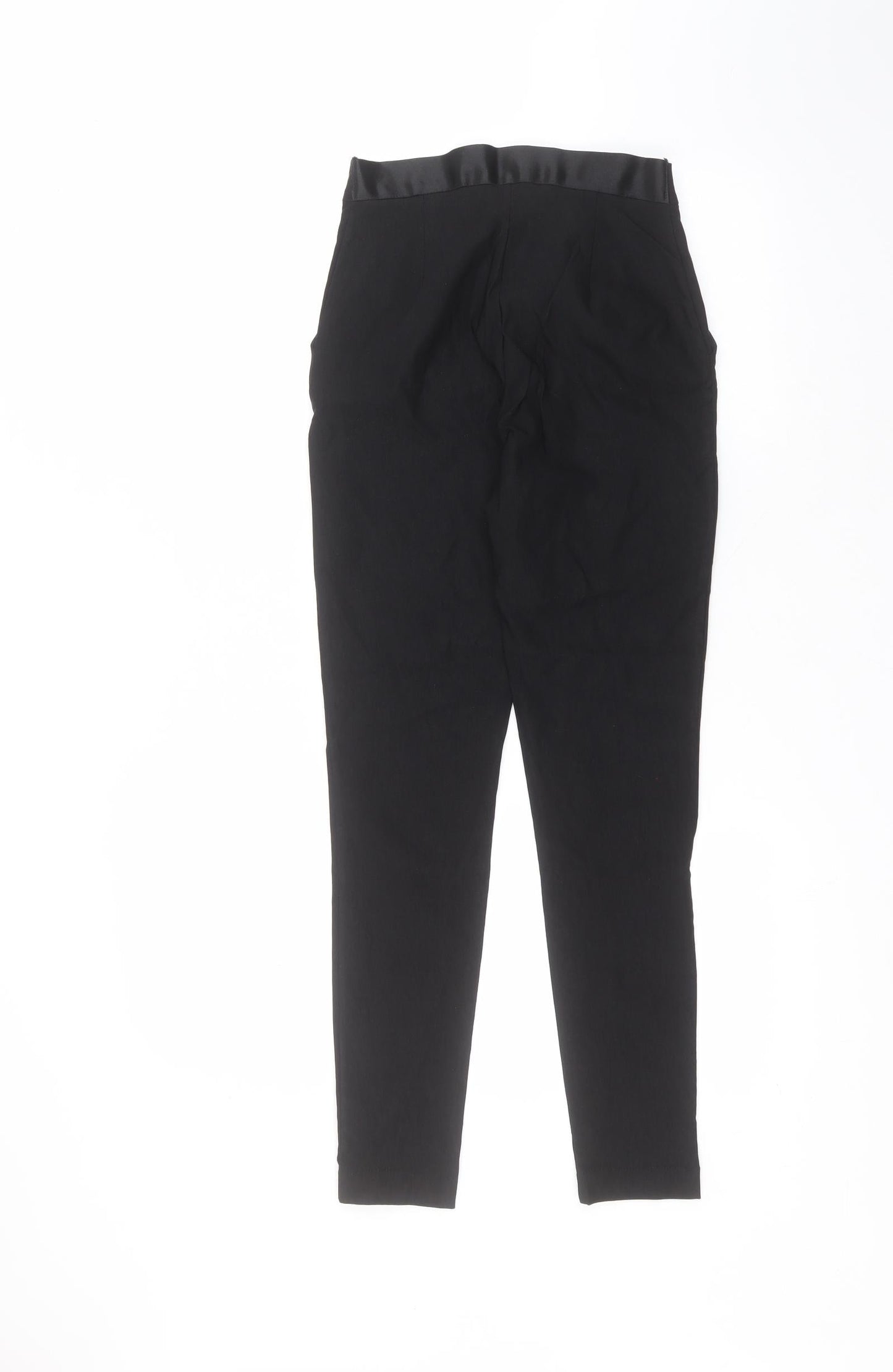 George Womens Black  Polyester Trousers  Size 8 L26 in Regular