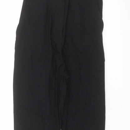 George Womens Black  Polyester Trousers  Size 8 L26 in Regular