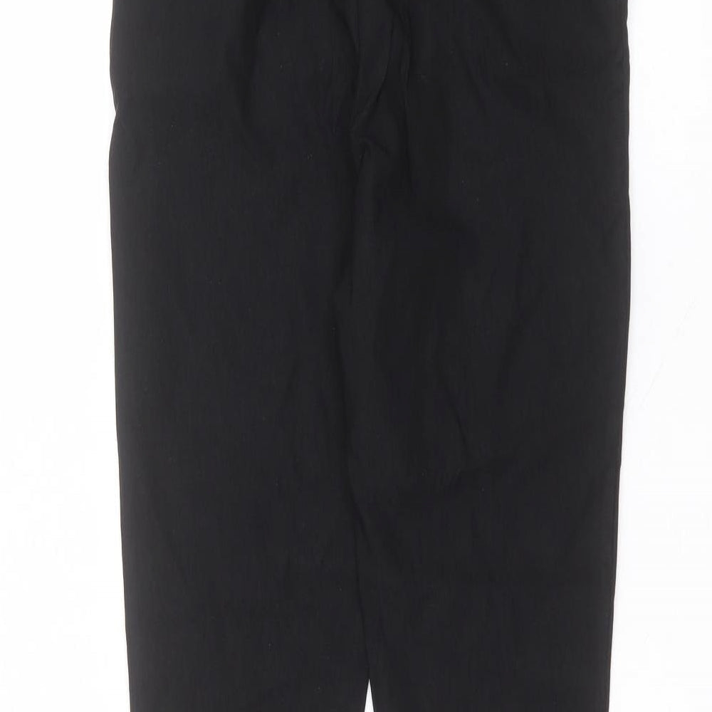 George Womens Black  Polyester Trousers  Size 8 L26 in Regular