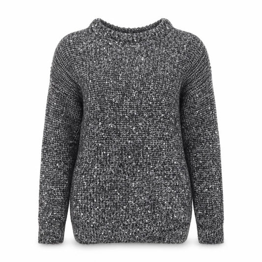 Atmosphere Womens Black Round Neck  Polyester Pullover Jumper Size 8