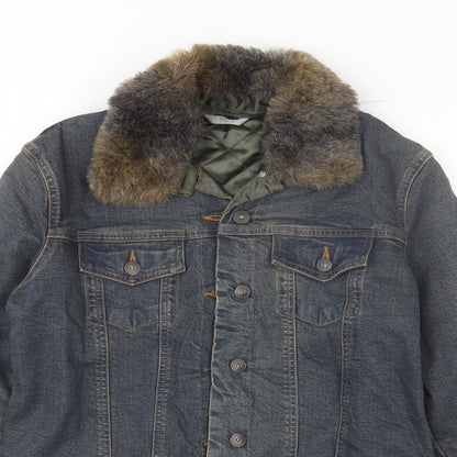 Womens UK Size 10 Marks and Spencer Blue Jacket