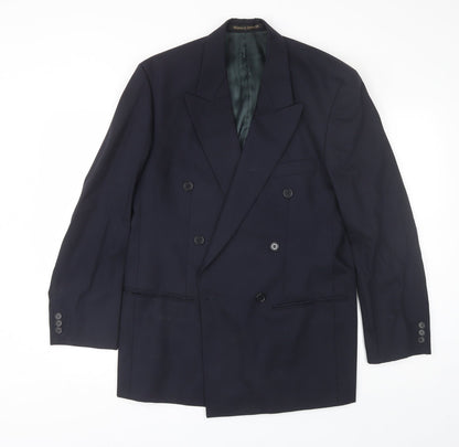 Mens UK Size M Marks and Spencer Regular Blue Suit Jacket