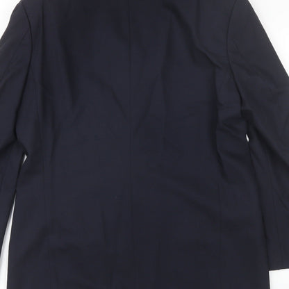 Mens UK Size M Marks and Spencer Regular Blue Suit Jacket