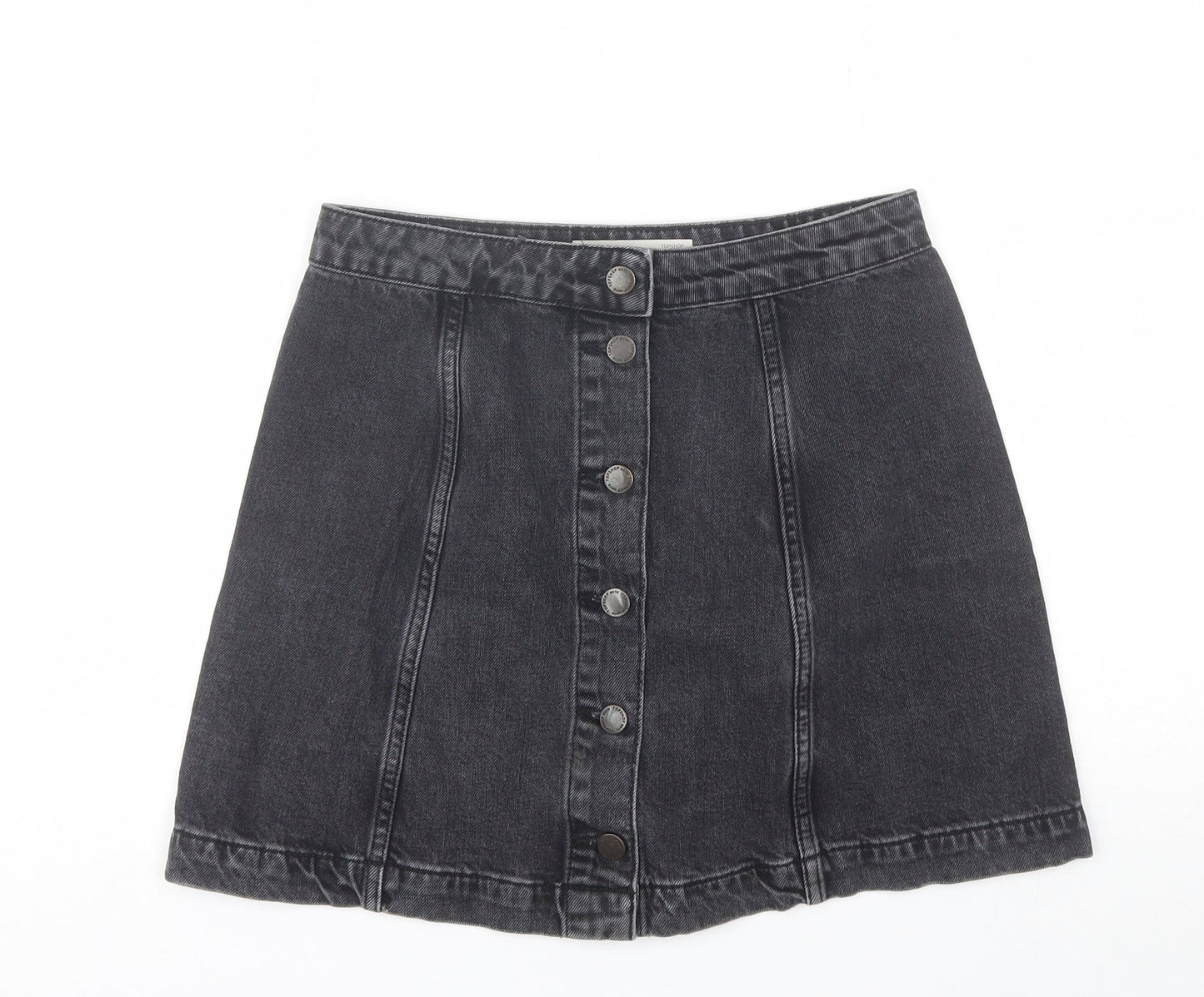 Womens UK Size 28 in Topshop Mini Denim Skirt