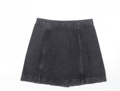 Womens UK Size 28 in Topshop Mini Denim Skirt
