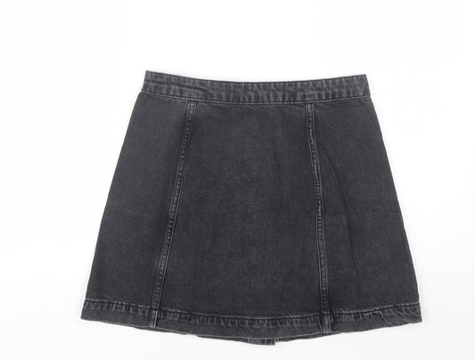 Womens UK Size 28 in Topshop Mini Denim Skirt