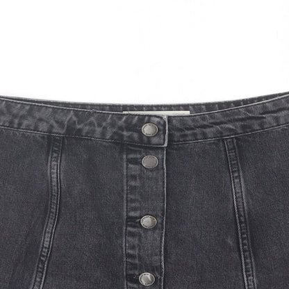 Womens UK Size 28 in Topshop Mini Denim Skirt