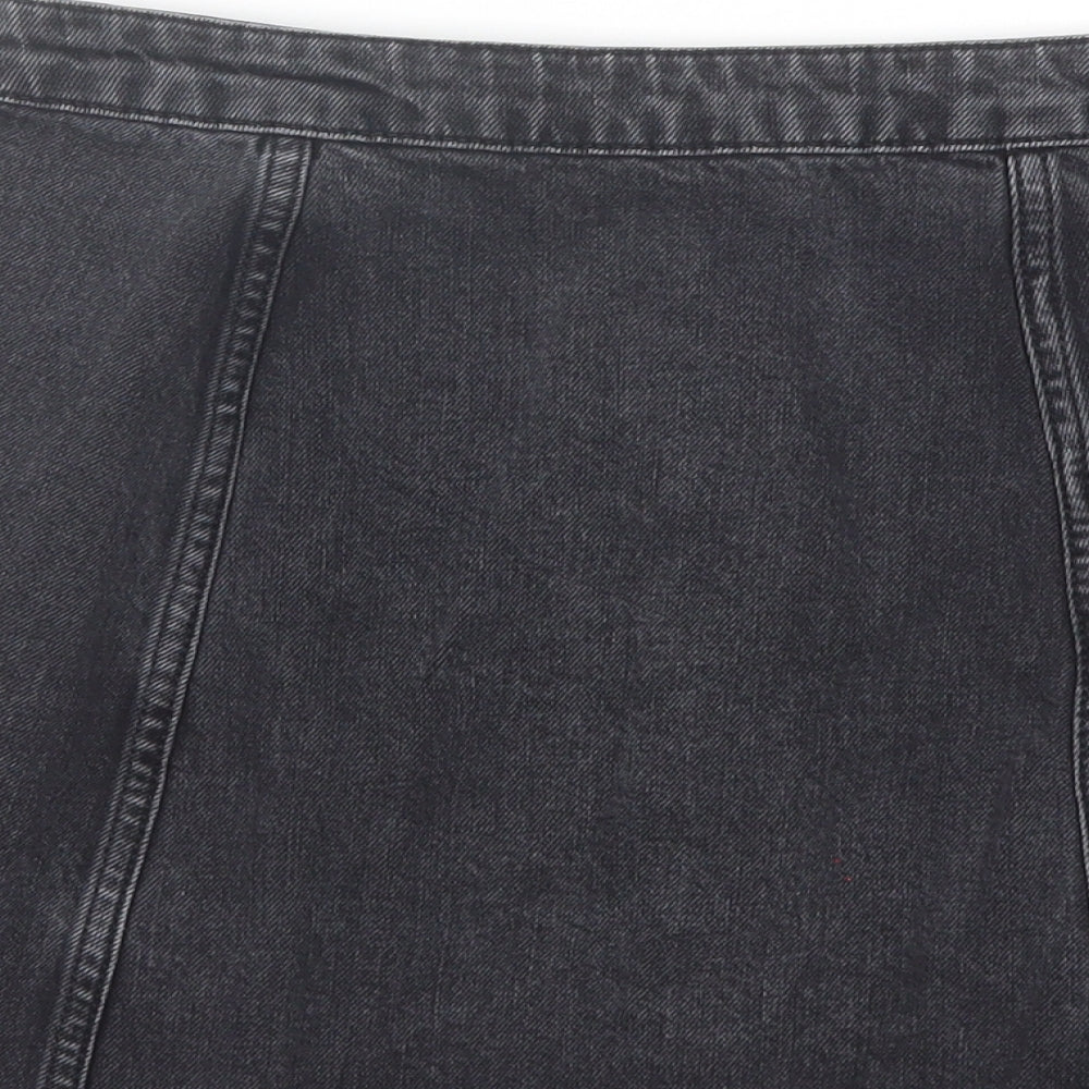 Womens UK Size 28 in Topshop Mini Denim Skirt