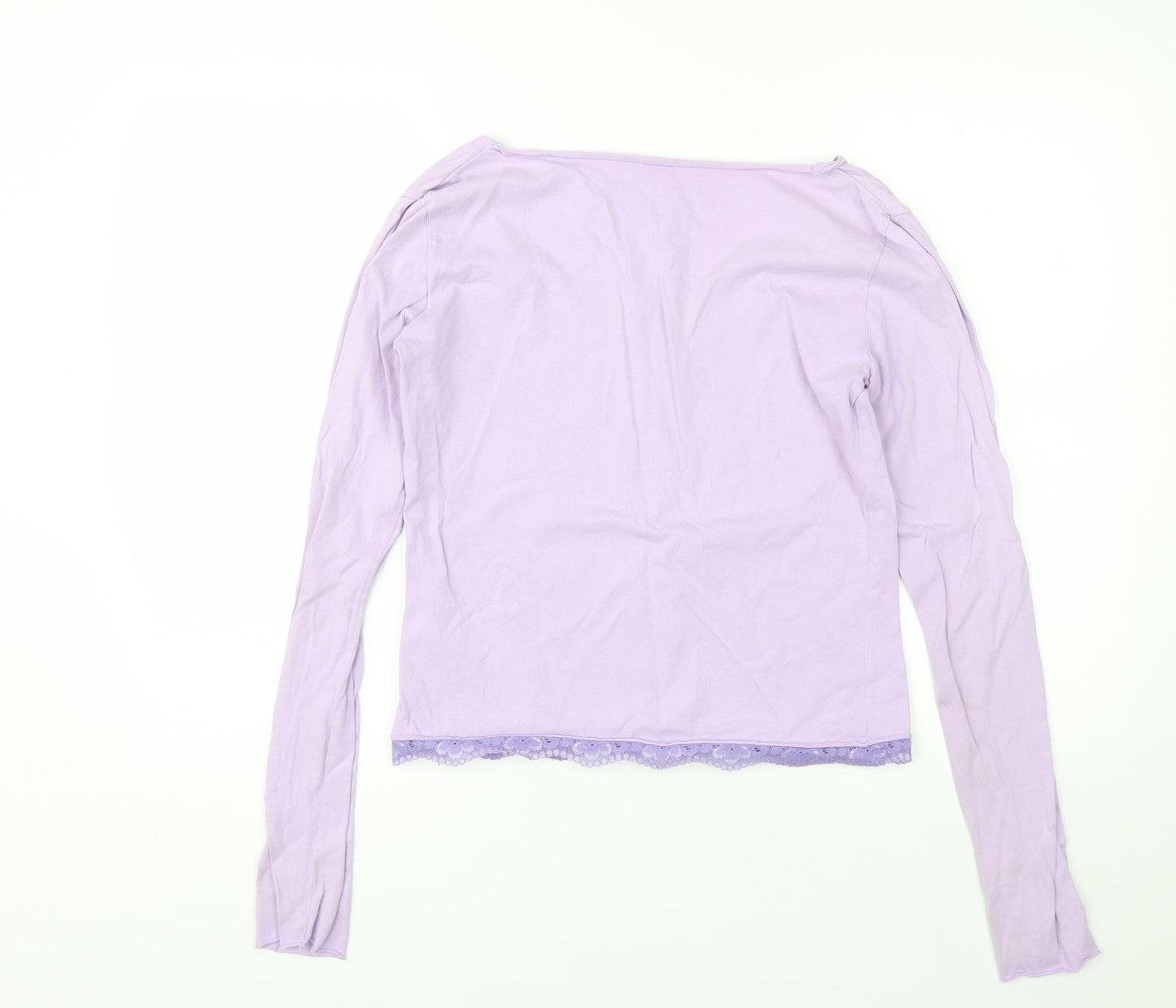 Preworn Womens Purple  Cotton Top Pyjama Top Size L