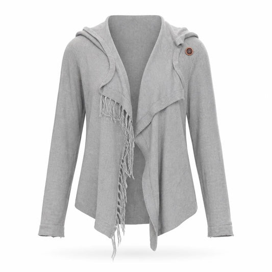 Womens UK Size M Object Grey Cardigan Jumper