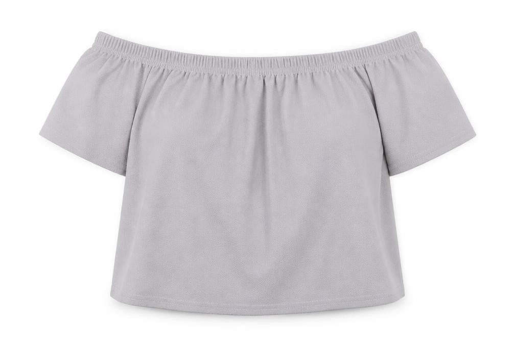 Womens UK Size 16 Boohoo Grey Basic Blouse