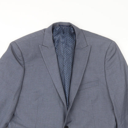 Mens UK Size 42 NEXT Regular Blue Suit Jacket