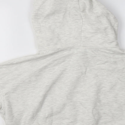 H&M Womens Beige  Cotton Pullover Hoodie Size XS