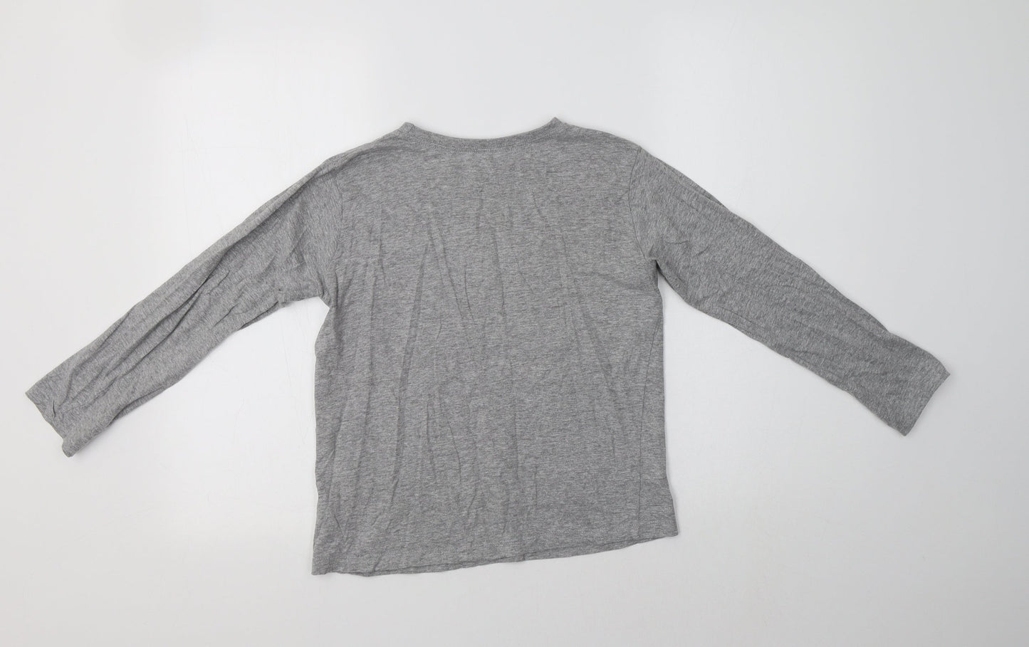 Preworn Boys Grey  Cotton  Pyjama Set Size 10-11 Years