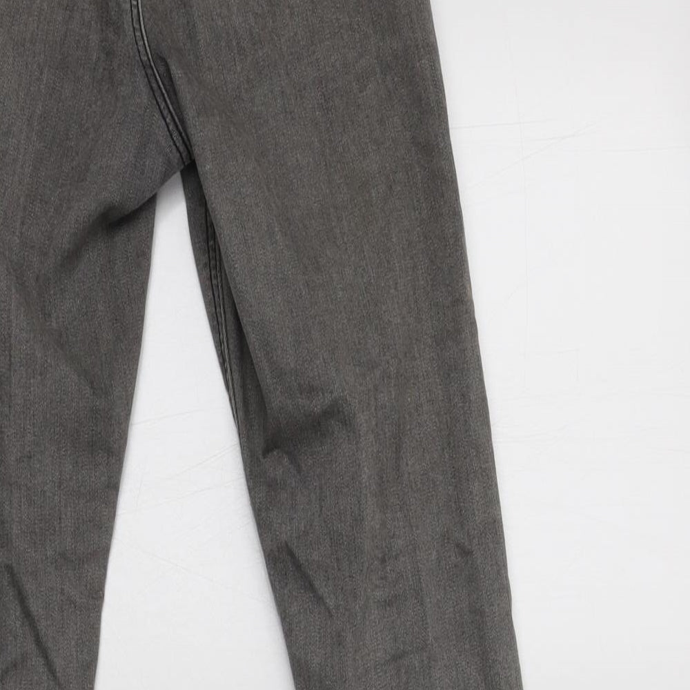 Topshop Womens Grey  Cotton Jegging Jeans Size 6 L30 in Regular