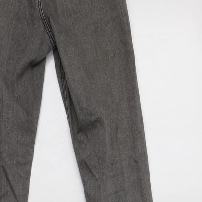 Topshop Womens Grey  Cotton Jegging Jeans Size 6 L30 in Regular
