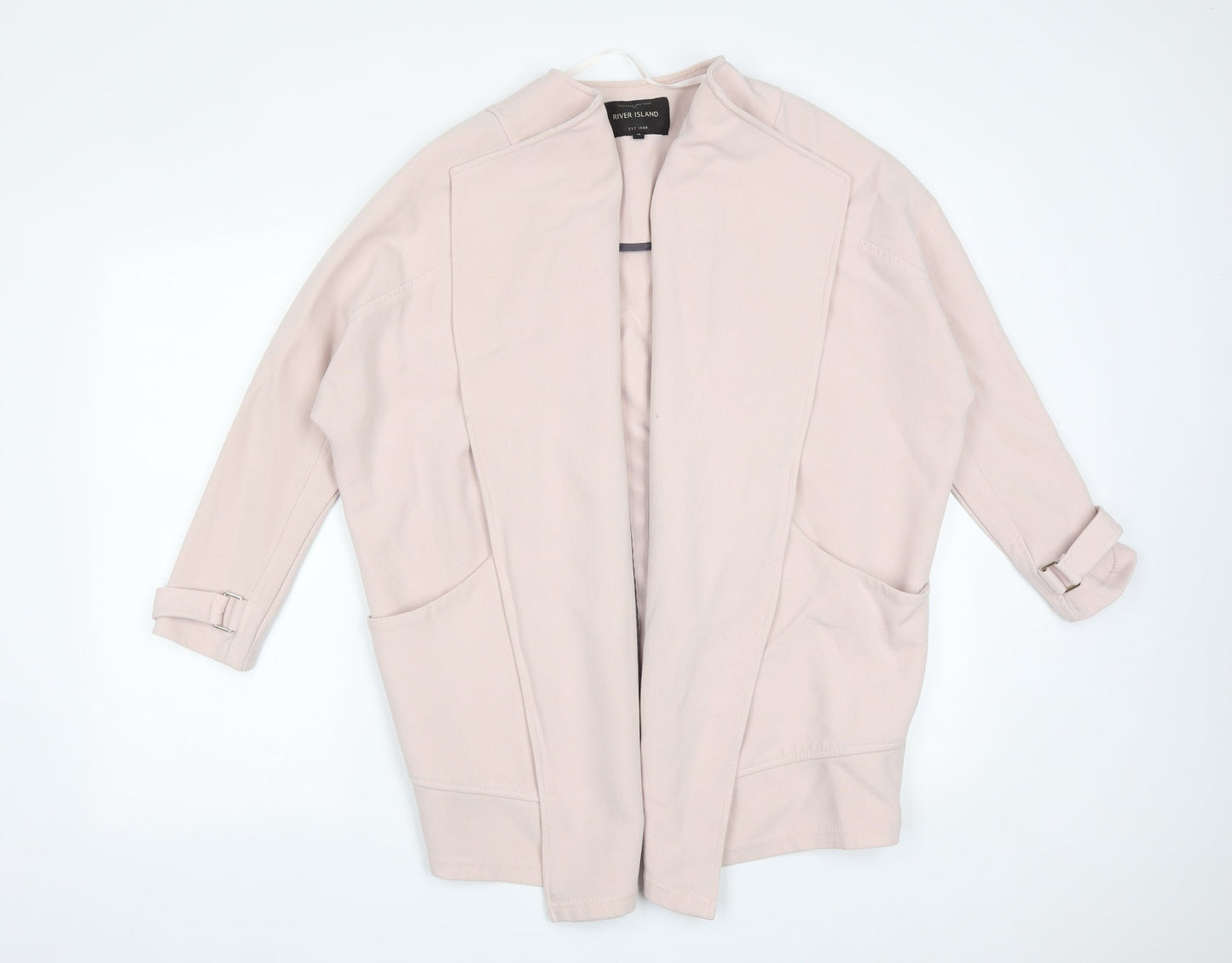 River Island Womens Pink  Polyester Jacket Blazer Size 10