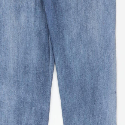 DAVID BITTON Womens Blue  Cotton Skinny Jeans Size 32 L29 in Regular