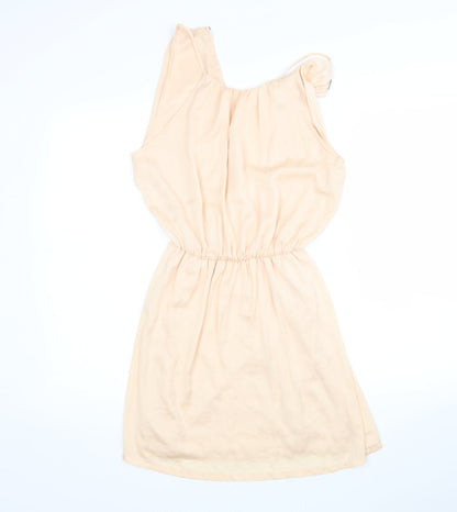 FOREVER 21 Womens Pink   Fit & Flare  Size S  Round Neck