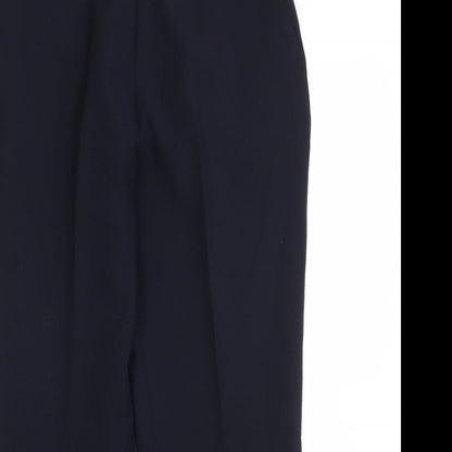 Bonmarché Womens Blue  Polyester Trousers  Size 14 L27 in Regular