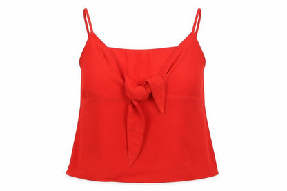 Womens UK Size 6 H&M Red Basic Tank
