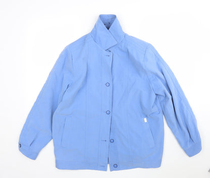 Womens UK Size 16 JBC Blue Overcoat