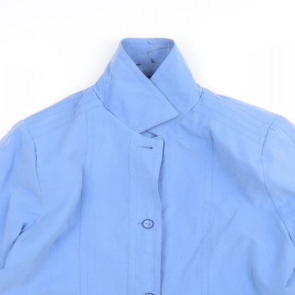 Womens UK Size 16 JBC Blue Overcoat