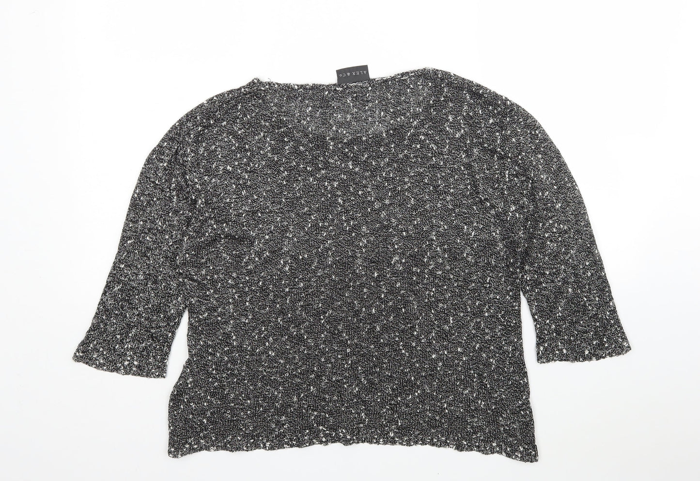 Womens UK Size 18 Alex & Co Grey Pullover Jumper