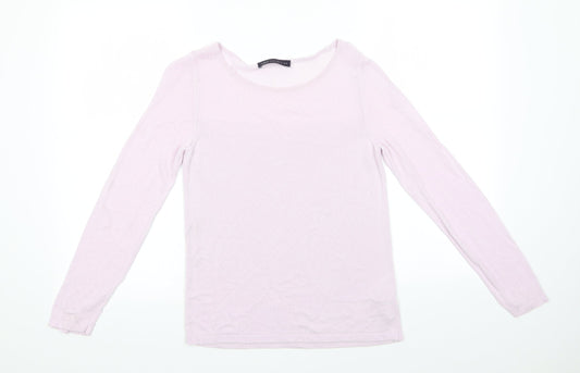 Womens UK Size 8 Marks and Spencer Pink Pullover Jumper